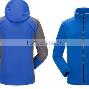 2017 Custom Printing Low MOQ Men Outdoor Sports Long Sleeve Waterproof 3-in-1winter Jackets thumbnail-6