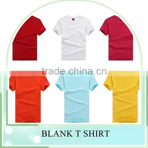 Wholesale Solid Color Plain t Shirt Custom t Shirt 100% Cotton Election t Shirts thumbnail-1