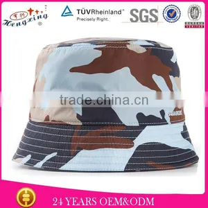 Mens Clean Design Canvas Cotton Camo Army Wholesale Bucket Hats thumbnail-1