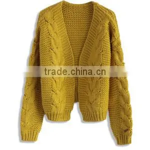 New Stylish Girls Sweater Latest Design Cardigan 2016 Women thumbnail-2
