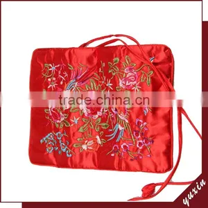 Red Antique Classic Style Jewelry Roll Gift Bags Customized JR017 thumbnail-1