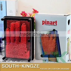 2016 Pinart Carving 3D Clone Hand Model Shape Pin Art Pinscreen Needle Painting Funny Game Kids Toy Birthday Gift thumbnail-4