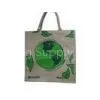Water Proof Paste Green Earth Gunny Bag, Handle Cotton Weaving Reusable Carrier Bags thumbnail-1