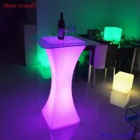 Acrylic Led Cocktail Bar Table With Glow Light thumbnail-3