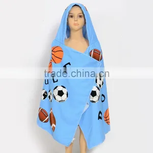 Microfiber Kids Hooded Towels thumbnail-4