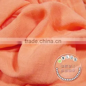 Bamboo Slubby Yarn Fabric 100% Bamboo Woven for T Shirt Fabric thumbnail-2