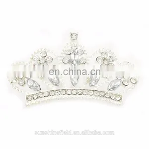 2016 Trendy Alloy Rhinestone Tiara Clear Crystal for Accessories With Good Plating thumbnail-1