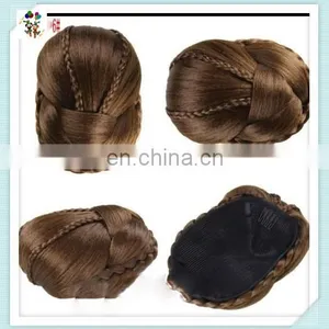 Fashion Women Dome Bun Comb Clip Synthetic Hairpieces HPC-0140 thumbnail-2