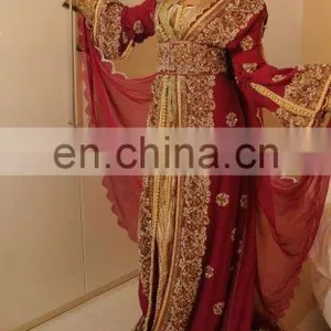Red Moroccan Wedding Beautiful Kaftans thumbnail-1