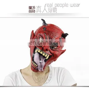 Halloween Hell Devil Ghost Mask thumbnail-1