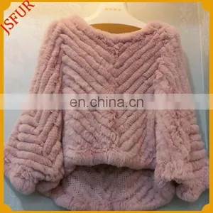 Original Genuine Rabbit Fur Made in China Fur Coat Parka Japan thumbnail-1