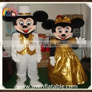 Mickey&minnie Mascot Costume, Plush Couple With Skiing Suit Cosplay Costume thumbnail-4