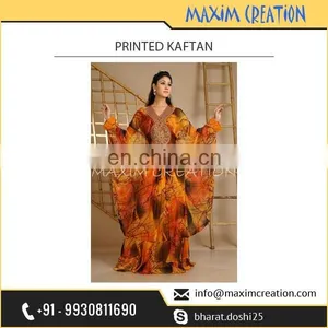 Vibrant Colour Printed Kaftan at Affordable Rate thumbnail-1