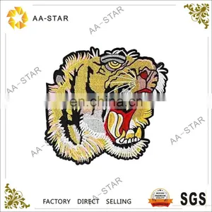 The Head of Tiger Pattern Custom Patches Embroidered thumbnail-1