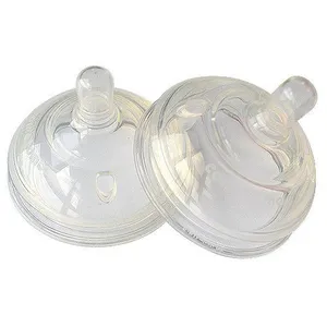 Food Grade BPA Free Emulate Silicone Baby Milk Feeding Bottle Nipple thumbnail-1