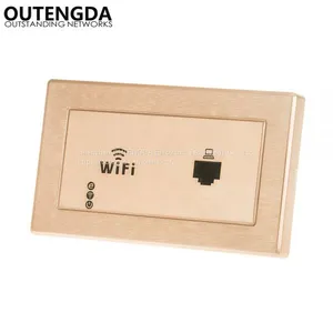 300Mbps 118 Type Wall Mount Wireless AP Access Point Socket WiFi Repeater Extender Router for Hotel Domitory Office Room thumbnail-4