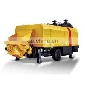 SANY 85 Cbm/h Mobile Diesel Cement Concrete Trailer Pump Machine HBT8018C-5S thumbnail-1