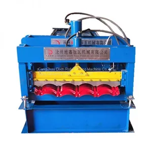 Building Material Metal Metal Glazed Tile Roll Forming Machine thumbnail-1