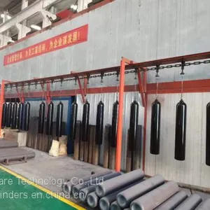 50 L Medical Use Seamless Steel Oxygen Nitrogen Acetylene Hydrogen 150 Bar / 200 Bar Gas Cylinder thumbnail-3