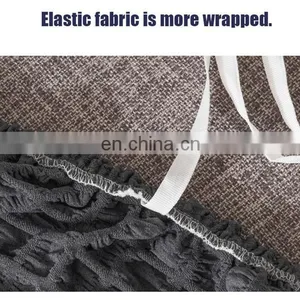 Best Selling Spandex Sofa Cover Lattice Jacquard Furniture Cover Non-slip Sofa Cover thumbnail-4