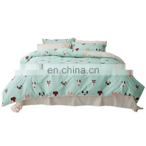 RAWHOUSE Design 4 Pcs Cotton 100 Kids Cartoon Dog Printing Bedding Set thumbnail-1