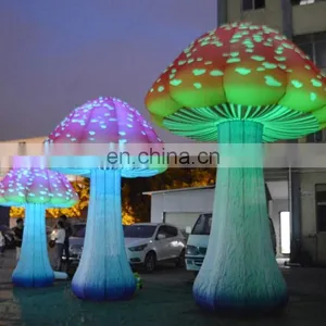 Outdoor Night Party Stage LED Lighting Decoration Balloon Colorful Inflatable Mushroom Shape thumbnail-5