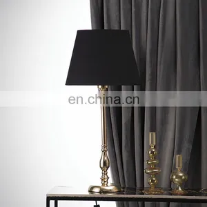Italian Luxury Hotel Decoration High-end Durable Gold Metal Energy-saving Table Lamps for Bedroom thumbnail-7