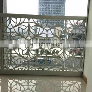 Low Price Perforated Metal Fencing Aluminum Laser Cut Fence Panel For Decoration thumbnail-3