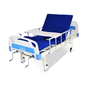 Hospital Furniture Manufacturers 2 Functions Two Cranks Manual Hospital Bed thumbnail-2
