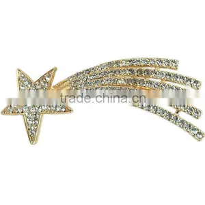 2015 Fashion Rhinestone Shooting Star Brooch for Wedding Invitations thumbnail-1