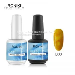RONIKI Marble Ink Gel Polish China Factory Nail Painting Color Gel thumbnail-5