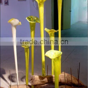 Handmade Decorative Murano Glass Flower for Garden thumbnail-1