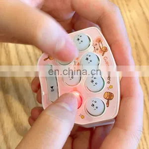 Keychain Game Console Portable Handheld Game Console Toy Chidren Gift Key Chain Kids Gift MINI Game Player Keyring Key Ring Toy thumbnail-1