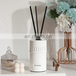 ENO 2022 New Design Unique Gypsum Reed Diffuser Home Aroma Fragrance Lavender Sandalwood Fragrance Oil Reed Sticks Reed Diffuser thumbnail-1