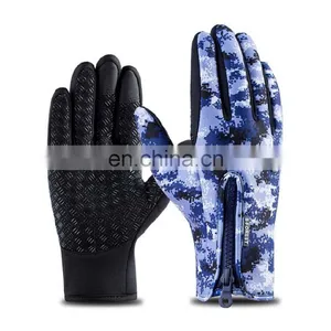 Outdoor Sports Skating Cycle Motorcycle Cycling Touch Screen Windproof Waterproof Gloves thumbnail-1