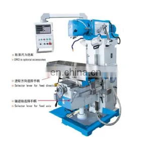 Table Milling Machine XL6230 and XL6230C Universal Milling Machine Vertical Mill With CE Standard thumbnail-1