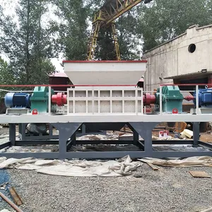 Waste Tire Shredder / Rubber Crusher / Old Tire Recycling Machine With CE thumbnail-2