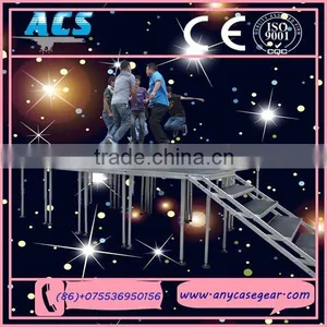 ACS Fashion Show Stage, Wooden Stage, Wooden Platform Stage With Rail thumbnail-1