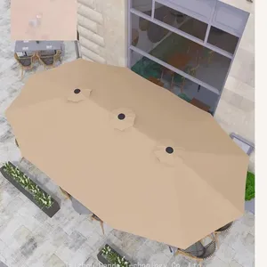 450*270cm Three Head Umbrella thumbnail-5