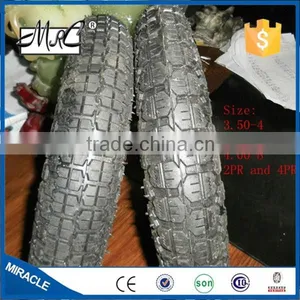 Wheelbarrow Wheel Tyre 350-8 4pr thumbnail-4