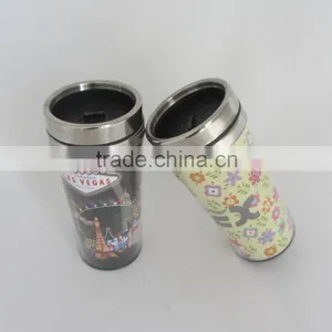 Popular China Cheap Double Wall 16oz Promotion Travel Mug thumbnail-4
