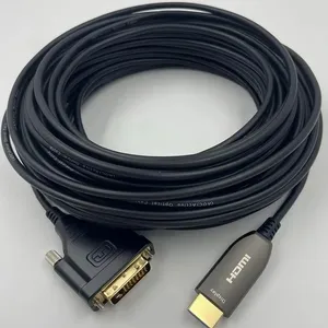 Detachable DVI to HDMI AOC-Active Optical Cable-10.2Gbps 4K@30Hz thumbnail-2