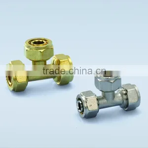 Pex-al-pex Pipe Brass Tee thumbnail-1