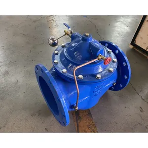 DN100 PN16 Ductile Iron QT450 GGG50 Pneumatic Slow Closing Silencer Hydraulic Control Check Valve thumbnail-5