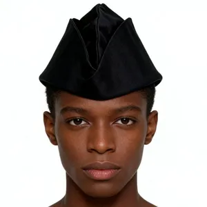 100% Polyester Soldiers Cap Stock Cheapest Black Red Blue Army Green 4 Colors thumbnail-3