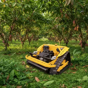 Vigorun VTLM600 Single Cylinder Gas-Electric Hybrid 4500W Remote Control Mowing Euro 5/EPA Self-Propelled Precise Rubber Track thumbnail-1
