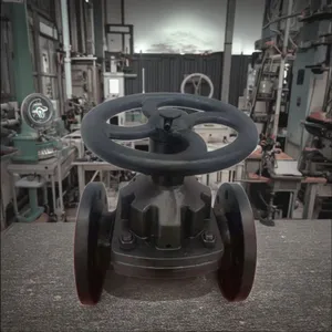 PN10 PN16 Diaphragm Valve Flange Ductile Iron Rubber Soft Seal Anti-Corrosion Manual Diaphragm Shutoff Valve thumbnail-6