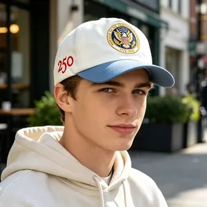 5 Panel Hat High Density Crest Stitching Gorras Custom Adjustable Contrast Visor Sun Cap thumbnail-3