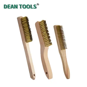 Non-Sparking Pointed Head Brush Size 4*15mm Non Sparking Brass Brush for Maintenance Cleaning Pointed Wire Brush thumbnail-2