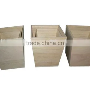 Modern Wooden Flower Pot thumbnail-1